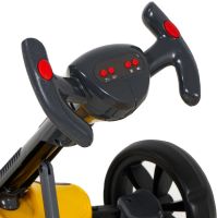 Дитячий електрокарт машинка Bambi M6072 до 30 кг з пультом, Електромобіль картинг Go Kart 35W з дистанційним управлінням, світлом і музикою для дітей