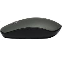Бездротова Bluetooth мишка ZornWee W150 Grey для комп'ютера і ноутбука, Ігрова комп'ютерна блютуз миша 2.4GHZ USB для ПК від батарейок Сіра