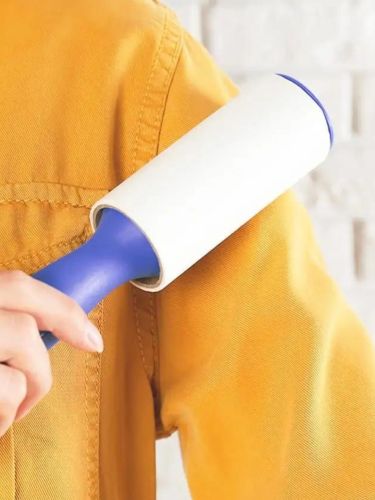 Вертикальний липкий ролик Lint Remover 1086 40 аркушів для чищення одягу і меблів, Універсальний валик ролер Ram-0S для видалення вовни з речей