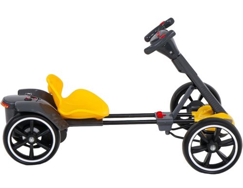Дитячий електрокарт машинка Bambi M6072 до 30 кг з пультом, Електромобіль картинг Go Kart 35W з дистанційним управлінням, світлом і музикою для дітей