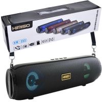 Бездротова Bluetooth колонка Kimiso KM - 203 10W з підсвічуванням для прослуховування музики, акумуляторна блютуз акустика 1200mAh FM-радіо AUX від USB