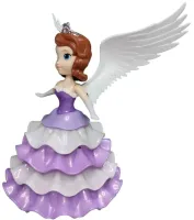 Танцующая интерактивная кукла ночник Софи Dancing Angel Ice Princess LD-159D с подсветкой, Музыкальная игрушка София принцесса от батареек Фиолетовая