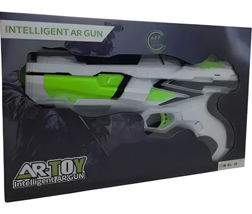Дитячий ігровий пістолет віртуальної реальності AR GAME GUN QFG-3 з кріпленням для телефону, контролер бластер для IOS Android на батарейках Білий