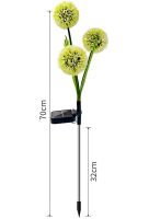 Садовий ДЕКОРАТИВНИЙ ЛІХТАР кульбаби LED Flower Solar Led Light 70 см водонепроникний вуличний rgb світильник на сонячній батареї для саду