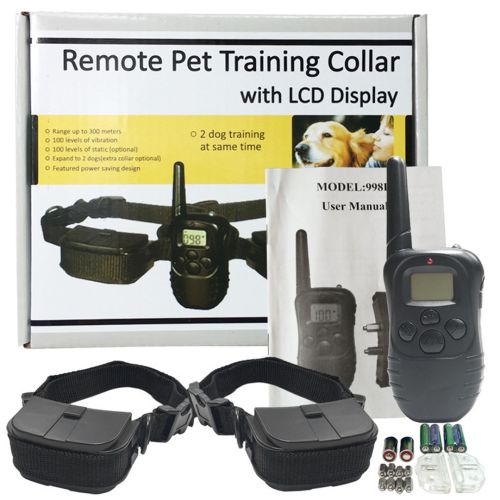 Навчальний електро нашийник для тренування собак Remote pet dog Training Collar з LCD дисплеєм, електронний нашийник для дресирування на батарейках