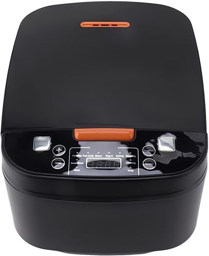 Електрична рисоварка Silver Crest TK-208 на 5 л 10 програм 900W керамічна мультиварка з сенсорним дисплеєм, таймером і автопідігрівом AT-M7