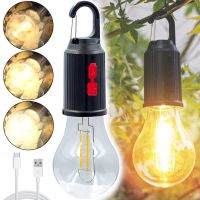 Аккумуляторная подвесная кемпинговая лампа Camping Lamp T-01 подвесной перезаряжаемый светодиодный фонарик с карабином для аварийного освещения USB