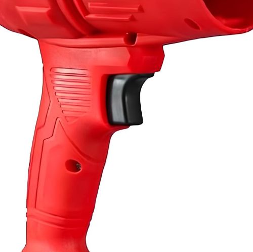 Акумуляторна повітродувка фен Jet Pro Maxx Blower 48V для прибирання снігу та листя з 2 акумуляторами, Бездротова дуйка для видалення пилу Червона