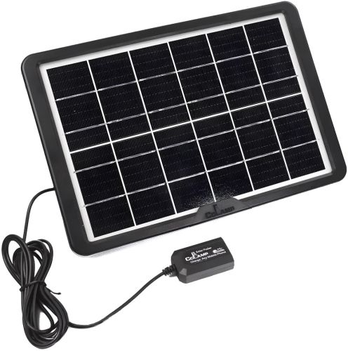 Сонячна панель Cclamp Solar Panel CL - 680 8W 6V 1.3 A портативна батарея з мультикабелем USB для зарядки мобільних пристроїв від сонця 680CL