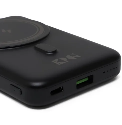 Бездротовий зарядний пристрій King Power Bank WPG-101 10000 mAh зі швидкою зарядкою, портативний зовнішній акумулятор USB повербанк для телефону