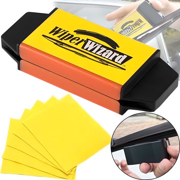 Універсальний відновник очищувач автомобільних двірників Wiper Wizard New im-63, Реставратор скребок для щіток склоочисника Вайпер Візард