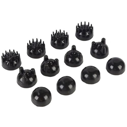 Електричний ручний масажер Quad Action Percussion Massager TK-88 - 2 для всього тіла 28 Вт, 12 в 1, вібраційний м'язовий мультімассажер для спини
