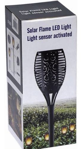 Садовый фонарь с эффектом пламени Solar Flame Led Light XF-6017 52 см водонепроницаемый уличный LED светильник факел на солнечной батарее XF6017