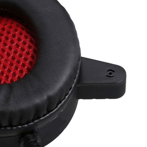 Проводные накладные USB наушники The Engineer A1 с микрофоном и светодиодной LED подсветкой, игровая гарнитура для компьютера, геймерские A-1, А1