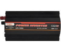 Автомобільний перетворювач інвертор UKC UPS-1300A 12V-220V 1300W автоперетворювач напруги із зарядним від мережі та акумулятора 12В 220В