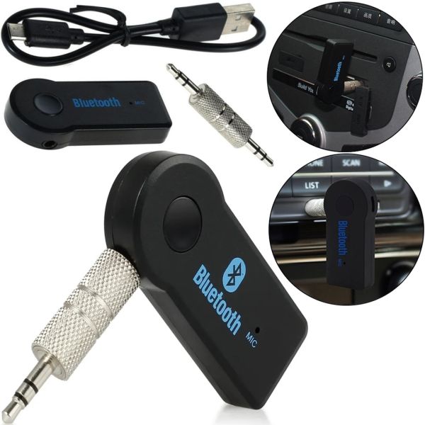 Автомобільний FM ресивер BT350D Car receiver Bluetooth AUX 3,5 мм бездротовий трансмітер для магнітоли, авто адаптер, модулятор в машину з блютуз