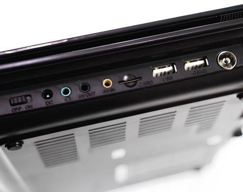 Цифровий автомобільний DVD програвач Opera NS-1129 11 " портативний поворотний плеєр DVD-книга з пультом ДУ, джойстиком TV USB SD OP-1129
