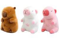 Інтерактивна дихаюча капібара Snuggle Pulse CapyBuddy 30 см м'яка плюшева іграшка, музичний нічник на батарейках для сну новонароджених дітей