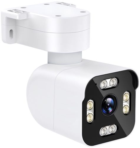 Вулична WiFi камера відеоспостереження Smart Camera A6S 360° поворотна IP-відеокамера з нічною зйомкою, датчиком руху і віддаленим доступом 4Мп