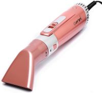 Мультистайлер для укладання Gemei GM-4831 7 в 1 фен щітка з насадками 2200W плойка щипці Gemmy для сушіння, завивки, випрямлення та об'єму волосся Рожева