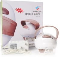 Антицелюлітний масажер для тіла Shuqin Body Slimmer sq-100 Білий, лімфодренажний ручний роликовий вібромасажер проти целюліту для сідниць ніг рук