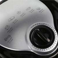 Аерофритюрниця мультипіч Domotec Airfryer Ms-3220 4.5 л з функцією аерогрилю для приготування їжі без масла 1300W, безмаслянная фритюрниця Чорна