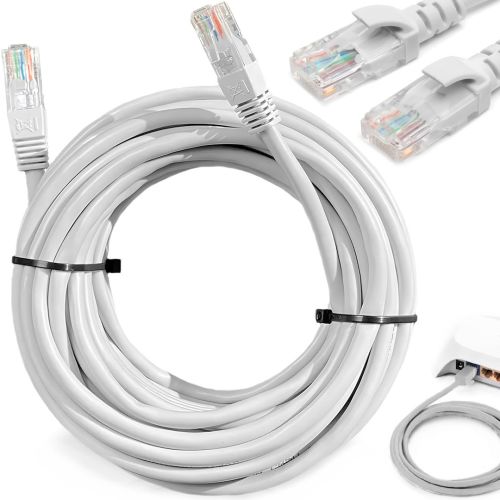 Мережевий LAN кабель патч корд MHZ 13525-9 RJ-45 до 10 м високошвидкісний патч-корд вита пара для підключення до комп'ютера інтернету до 1000Мбіт / з