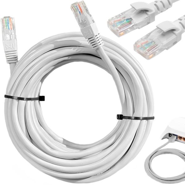 Мережевий LAN кабель патч корд MHZ 13525-8 RJ-45 5 метрів високошвидкісний патч-корд кручена пара для під'єднання до комп'ютера інтернету до 1000Мбіт/с