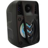 Портативна бездротова колонка валізу ESS-105 з Led підсвічуванням USB, SD, FM, AUX Bluetooth зі світломузикою акумуляторна музична, міні-валіза