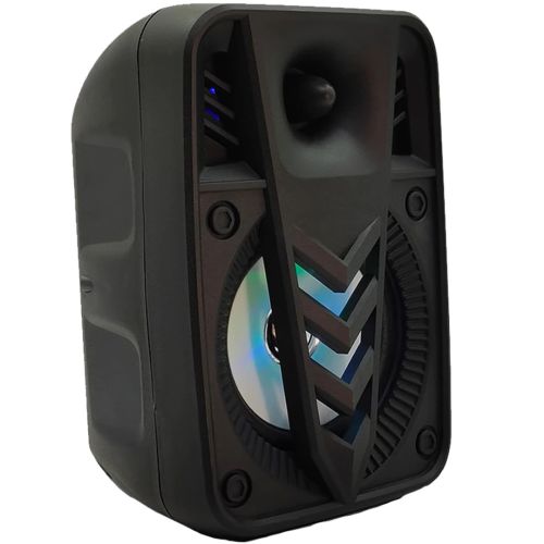 Портативна бездротова колонка валізу ESS-105 з Led підсвічуванням USB, SD, FM, AUX Bluetooth зі світломузикою акумуляторна музична, міні-валіза