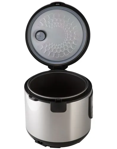 Електрична мультиварка скороварка Domotec MS-7726 на 5 л, 11 режимів приготування 1500W Black, Мультиповар Домотек з підігрівом і таймером Чорна