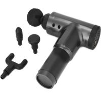 Мышечный массажер пистолет Fascial Gun FH-320 Black для тела, портативный ручной ударный массажер-пистолет KH-320 YX-908 Черный 