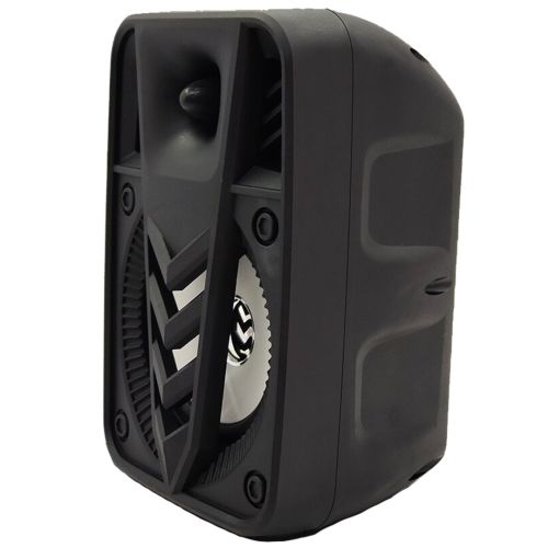 Портативна бездротова колонка валізу ESS-105 з Led підсвічуванням USB, SD, FM, AUX Bluetooth зі світломузикою акумуляторна музична, міні-валіза