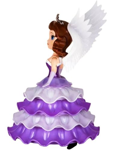 Танцующая интерактивная кукла ночник Софи Dancing Angel Ice Princess LD-159D с подсветкой, Музыкальная игрушка София принцесса от батареек Фиолетовая