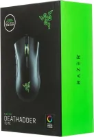 Ігрова дротова комп'ютерна мишка Razer DeathAdder Elite 16000dpi з RGB підсвічуванням для ПК, геймерська USB миша для комп'ютера і ноутбука Чорна