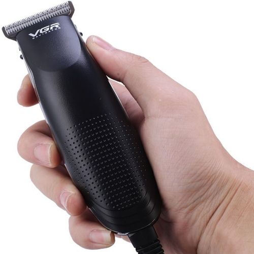 Комплект из двух аккумуляторных машинок VGR V-023 2 в 1 для стрижки волос и бороды, проводная машинка триммер с набором съемных насадок в сумке V023