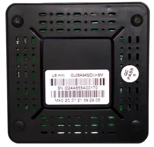 Смарт приставка Smart TV Box U8 Mini 4Gb/32GB Android з пультом, ТВ медіаплеєр 4K Андроїд з вбудованим Wi-Fi модулем для телевізора Чорна