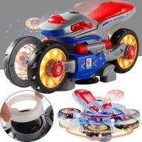 Інтерактивна дитяча іграшка Мотоцикл трансформер YJToys YJ388 - 6 з музичними ефектами, Іграшковий музичний квадроцикл від батарейок для дітей