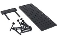 Раздвижной кухонный держатель сушилка Drawer Organizer LY-308 для сушки посуды и крышек на мойку, Телескопическая подставка для тарелок MAG-743