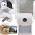 Уличная IP камера видеонаблюдения UKC CAMERA D2 Wi-Fi 2mp с прожектором и удаленным доступом, Камера интерком iCSee с динамиком и микрофоном Белая