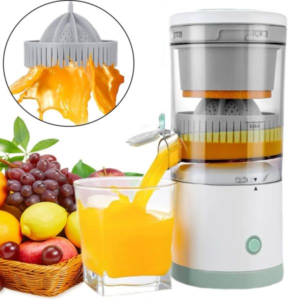 Акумуляторна Ручна міні соковижималка Citrus Juicer YZJ-001 для цитрусових, портативний блендер для ягід і фруктів з USB-зарядкою на акумуляторі