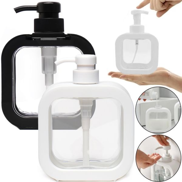Дозатор для рідкого мила Soap Dispenser LY-627 300 мл прозорий механічний диспенсер, Пластикова мильниця для миючого засобу на кухню і ванну