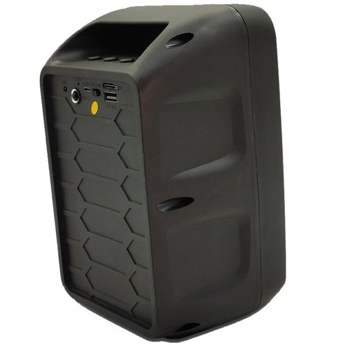 Портативна бездротова колонка валізу ESS-105 з Led підсвічуванням USB, SD, FM, AUX Bluetooth зі світломузикою акумуляторна музична, міні-валіза