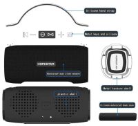 Портативна Bluetooth бездротова стерео колонка Hopestar H24, вологозахищена акустика з FM радіо і MicroSD H-24