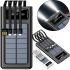Зарядний пристрій Power bank YM-485 Solar 10000 mAh C набором кабелів 4в1 зовнішній акумулятор на сонячній батареї Type - C MicroUSB Lightning