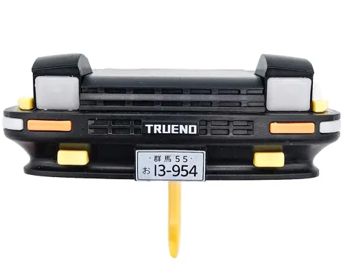 Настінний тримач органайзер для ключів у стилі Toyota Trueno AE86 з LED підсвічуванням фар, Настінна авто ключниця з 1 гачком від батарейок