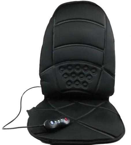 Массажная накидка с подогревом Massage Cushion HL-889B для сидения в автомобиле, Чехол с массажером для кресла LY-408 от сети и прикуривателя