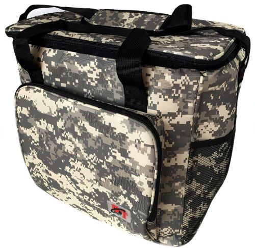 Туристическая термосумка Cooling Bag на 32 литра для продуктов напитков, Походный термо бокс холодильник 38x25x33см на плечо для пикника Пиксельный