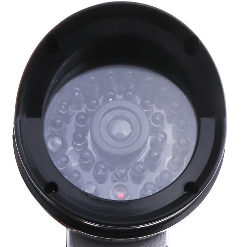 Вуличний муляж камери DUMMY IR CAMERA RR201 з миготливим світлодіодом, зовнішня камера обманка на батарейках, відеокамера-обманка з ІЧ-підсвічуванням