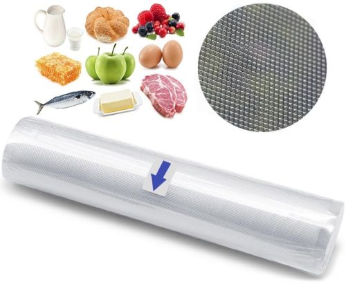 Вакуумные пакеты для вакууматора, вакуумного упаковщика 5 м х 30 см в рулоне, пленка 500см x 30см для хранения пищевых продуктов